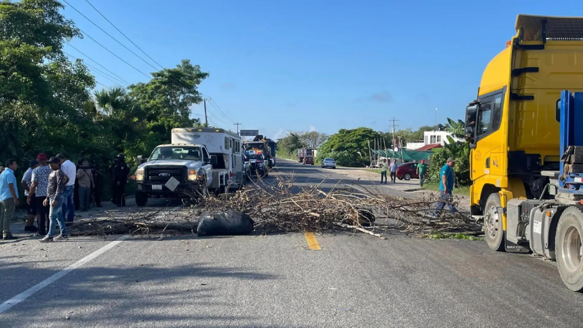 Bloqueo Villahermosa Frontera